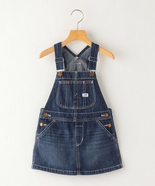 SHIPS / シップス ミニ・ひざ丈スカート | Lee:デニム オーバーオール スカート(100〜120cm) | 詳細5