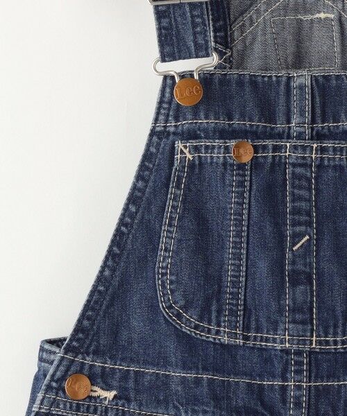 SHIPS / シップス ミニ・ひざ丈スカート | Lee:デニム オーバーオール スカート(100〜120cm) | 詳細8