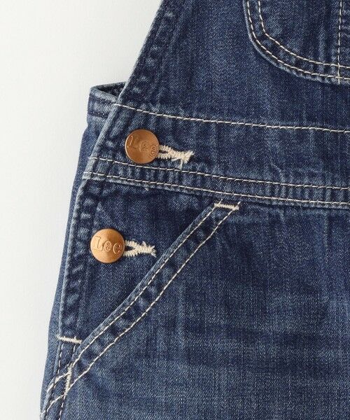 SHIPS / シップス ミニ・ひざ丈スカート | Lee:デニム オーバーオール スカート(100〜120cm) | 詳細9