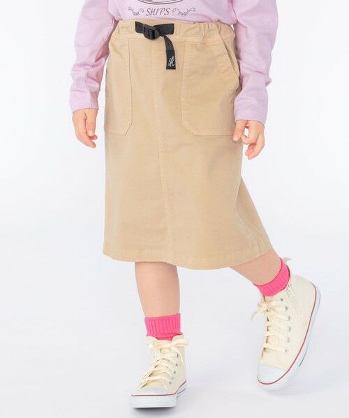 SHIPS / シップス ミニ・ひざ丈スカート | 【SHIPS KIDS別注】Gramicci:100〜150cm / トラぺーズ スカート | 詳細1