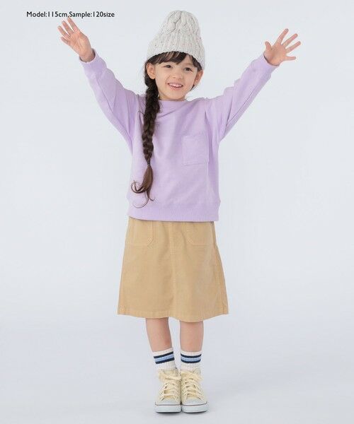 SHIPS / シップス ミニ・ひざ丈スカート | 【SHIPS KIDS別注】Gramicci:100〜150cm / トラぺーズ スカート | 詳細14