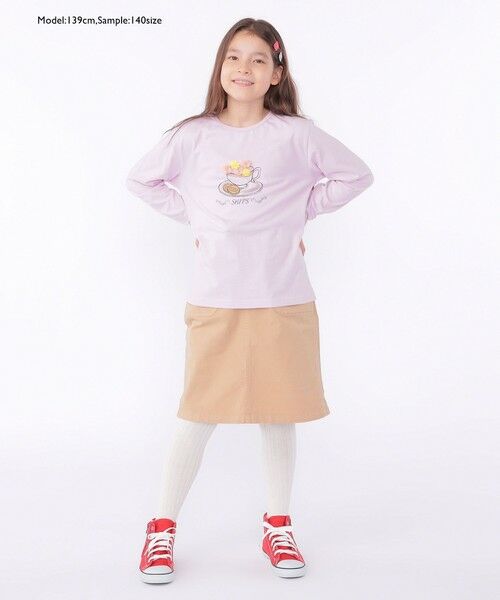 SHIPS / シップス ミニ・ひざ丈スカート | 【SHIPS KIDS別注】Gramicci:100〜150cm / トラぺーズ スカート | 詳細18