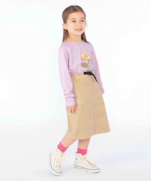 SHIPS / シップス ミニ・ひざ丈スカート | 【SHIPS KIDS別注】Gramicci:100〜150cm / トラぺーズ スカート | 詳細3