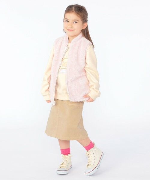 SHIPS / シップス ミニ・ひざ丈スカート | 【SHIPS KIDS別注】Gramicci:100〜150cm / トラぺーズ スカート | 詳細6