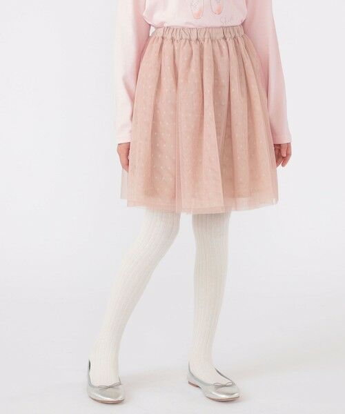 SHIPS / シップス ミニ・ひざ丈スカート | SHIPS KIDS:140〜150cm / チュール スカート(ピンク系)