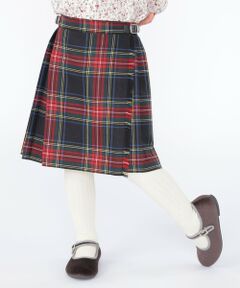SHIPS / シップス ミニ・ひざ丈スカート | O'NEIL of DUBLIN:100〜130cm / ウール チェック キルト スカート
