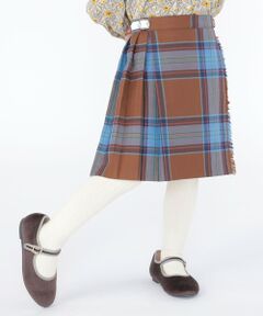 SHIPS / シップス ミニ・ひざ丈スカート | O'NEIL of DUBLIN:100〜130cm / ウール チェック キルト スカート
