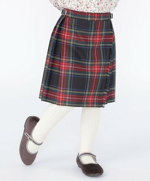 SHIPS / シップス ミニ・ひざ丈スカート | O'NEIL of DUBLIN:100〜130cm / ウール チェック キルト スカート | 詳細1