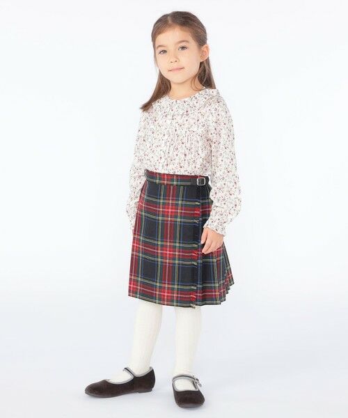 SHIPS / シップス ミニ・ひざ丈スカート | O'NEIL of DUBLIN:100〜130cm / ウール チェック キルト スカート | 詳細3