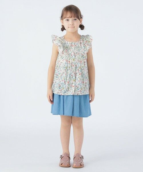 SHIPS / シップス その他パンツ | SHIPS KIDS:100〜130cm / ティアード デニム スカート | 詳細1