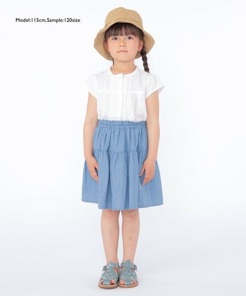 SHIPS / シップス その他パンツ | SHIPS KIDS:100〜130cm / ティアード デニム スカート | 詳細10