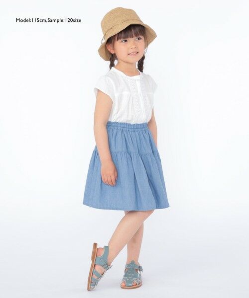 SHIPS / シップス その他パンツ | SHIPS KIDS:100〜130cm / ティアード デニム スカート | 詳細11
