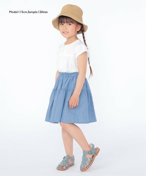 SHIPS / シップス その他パンツ | SHIPS KIDS:100〜130cm / ティアード デニム スカート | 詳細12