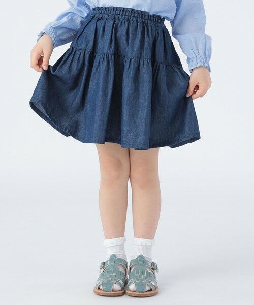 SHIPS / シップス その他パンツ | SHIPS KIDS:100〜130cm / ティアード デニム スカート | 詳細25