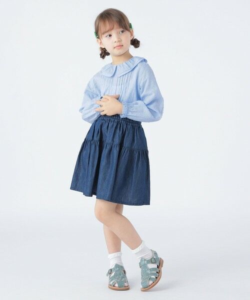SHIPS / シップス その他パンツ | SHIPS KIDS:100〜130cm / ティアード デニム スカート | 詳細28