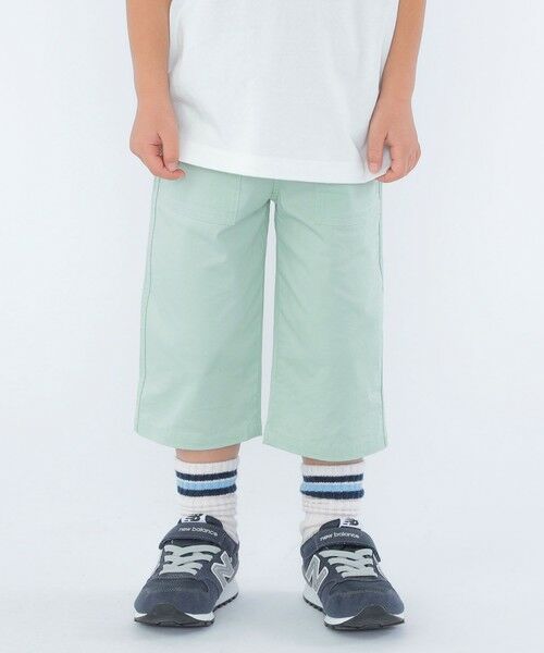 SHIPS / シップス その他パンツ | SHIPS KIDS:100〜130cm / カラー 6分丈 ショーツ(ライトグリーン)