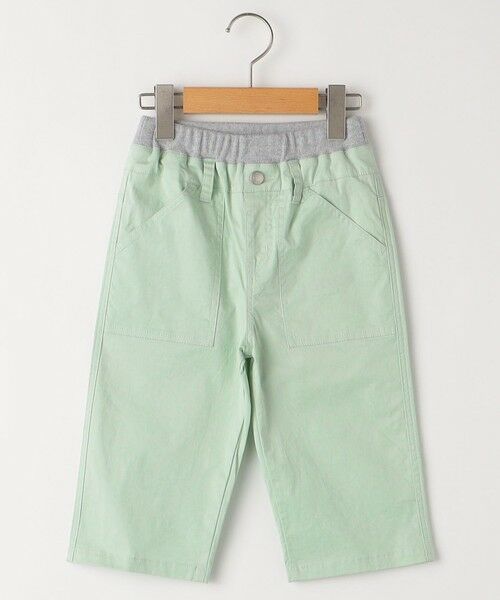 SHIPS / シップス その他パンツ | SHIPS KIDS:140〜160cm / カラー 6分丈 ショーツ(ライトグリーン)