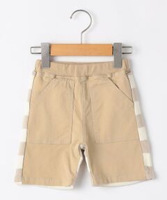 SHIPS / シップス ショート・ハーフ・半端丈パンツ | SHIPS KIDS:80〜90cm / バック ボーダー ショーツ