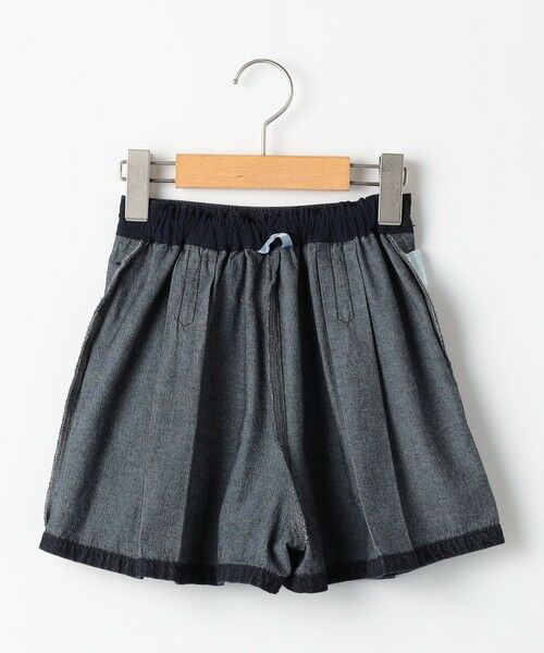 SHIPS / シップス ショート・ハーフ・半端丈パンツ | SHIPS KIDS:100〜130cm /デニム プリーツ キュロット | 詳細16