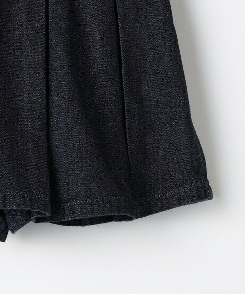 SHIPS / シップス ショート・ハーフ・半端丈パンツ | SHIPS KIDS:100〜130cm /デニム プリーツ キュロット | 詳細21