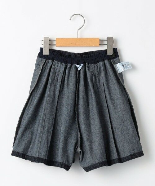 SHIPS / シップス ショート・ハーフ・半端丈パンツ | SHIPS KIDS:140〜150cm /デニム プリーツ キュロット | 詳細10