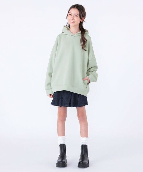 SHIPS / シップス ショート・ハーフ・半端丈パンツ | SHIPS KIDS:140〜150cm /デニム プリーツ キュロット | 詳細5