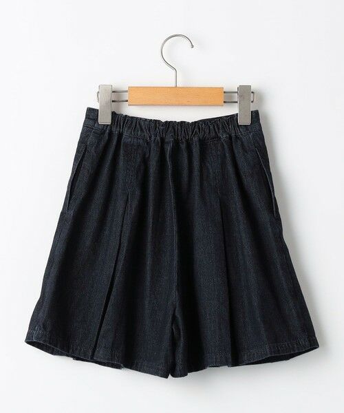 SHIPS / シップス ショート・ハーフ・半端丈パンツ | SHIPS KIDS:140〜150cm /デニム プリーツ キュロット | 詳細8