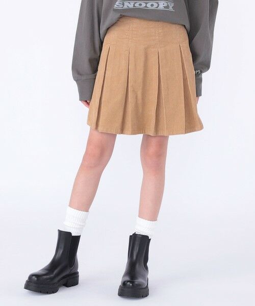 SHIPS / シップス ショート・ハーフ・半端丈パンツ | SHIPS KIDS:140〜150cm /コーデュロイ プリーツ キュロット | 詳細2