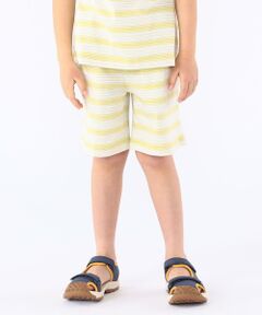 SHIPS / シップス ショート・ハーフ・半端丈パンツ | 【SHIPS KIDS別注】RUSSELL ATHLETIC:100〜130cm /ボーダーショーツ