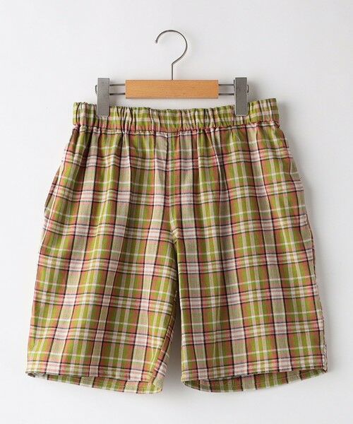 SHIPS / シップス その他パンツ | SHIPS KIDS:140〜160cm / コットン チェック ショート パンツ(ライトグリーン)