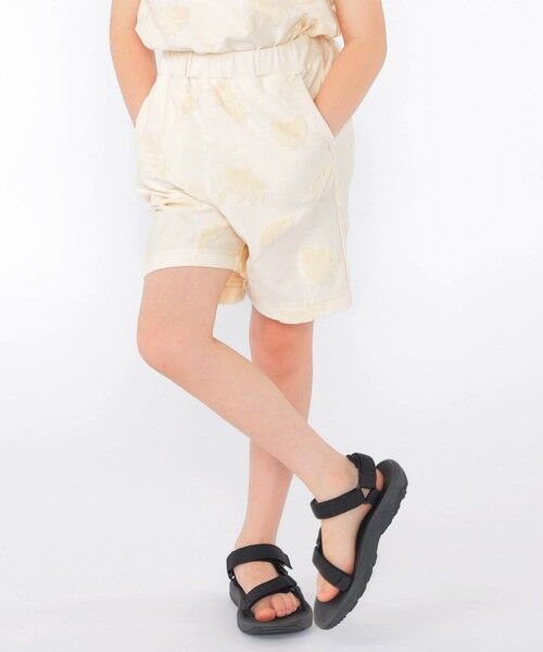 SHIPS / シップス ショート・ハーフ・半端丈パンツ | SHIPS KIDS:100〜130cm / パイル ジャカード ショート パンツ(オフホワイト)