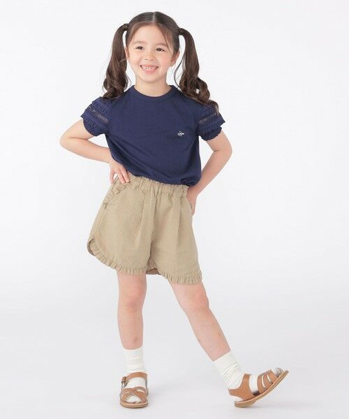 SHIPS / シップス ショート・ハーフ・半端丈パンツ | SHIPS KIDS:100〜130cm /〈吸水速乾〉フリル ショート パンツ | 詳細10