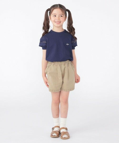 SHIPS / シップス ショート・ハーフ・半端丈パンツ | SHIPS KIDS:100〜130cm /〈吸水速乾〉フリル ショート パンツ | 詳細12