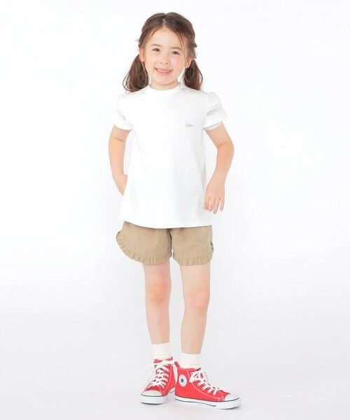 SHIPS / シップス ショート・ハーフ・半端丈パンツ | SHIPS KIDS:100〜130cm /〈吸水速乾〉フリル ショート パンツ | 詳細2