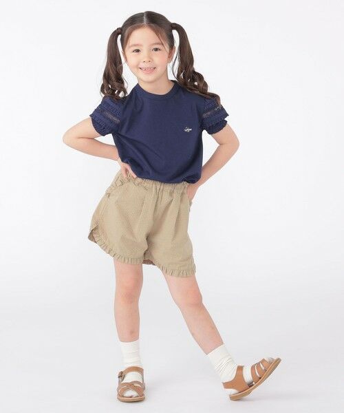 SHIPS / シップス ショート・ハーフ・半端丈パンツ | SHIPS KIDS:100〜130cm /〈吸水速乾〉フリル ショート パンツ | 詳細9