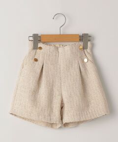 SHIPS / シップス ショート・ハーフ・半端丈パンツ | SHIPS KIDS:100〜130cm / ツイード タック ショート パンツ