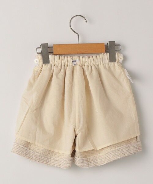 SHIPS / シップス ショート・ハーフ・半端丈パンツ | SHIPS KIDS:100〜130cm / ツイード タック ショート パンツ | 詳細3
