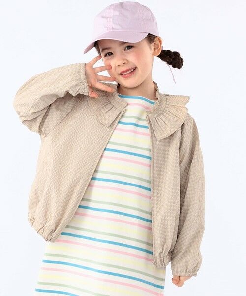 SHIPS / シップス その他アウター | SHIPS KIDS:100〜130cm /〈UVカット/洗濯機可能〉フリル パーカ | 詳細12