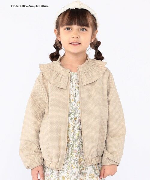 SHIPS / シップス その他アウター | SHIPS KIDS:100〜130cm /〈UVカット/洗濯機可能〉フリル パーカ | 詳細15