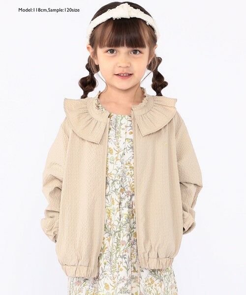SHIPS / シップス その他アウター | SHIPS KIDS:100〜130cm /〈UVカット/洗濯機可能〉フリル パーカ | 詳細16