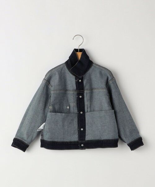 SHIPS / シップス Gジャン・デニムジャケット | SHIPS KIDS:100〜130cm / ヴィンテージ ライク インディゴ デニム ジャケット | 詳細13