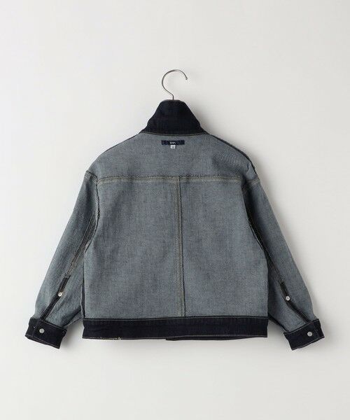 SHIPS / シップス Gジャン・デニムジャケット | SHIPS KIDS:100〜130cm / ヴィンテージ ライク インディゴ デニム ジャケット | 詳細14