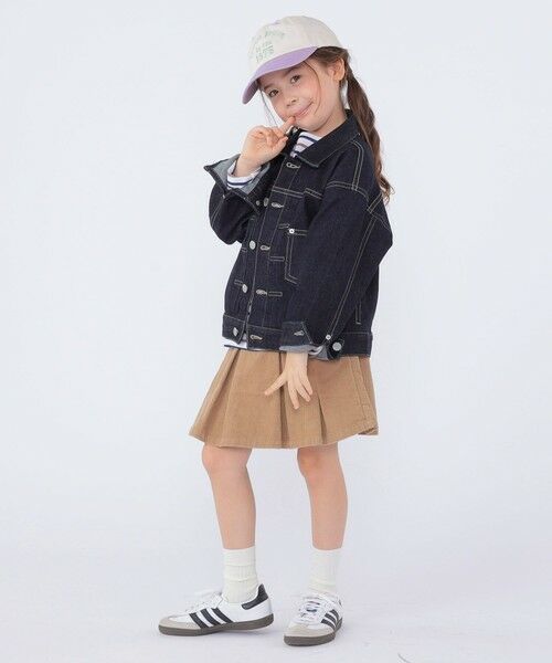 SHIPS / シップス Gジャン・デニムジャケット | SHIPS KIDS:100〜130cm / ヴィンテージ ライク インディゴ デニム ジャケット | 詳細4
