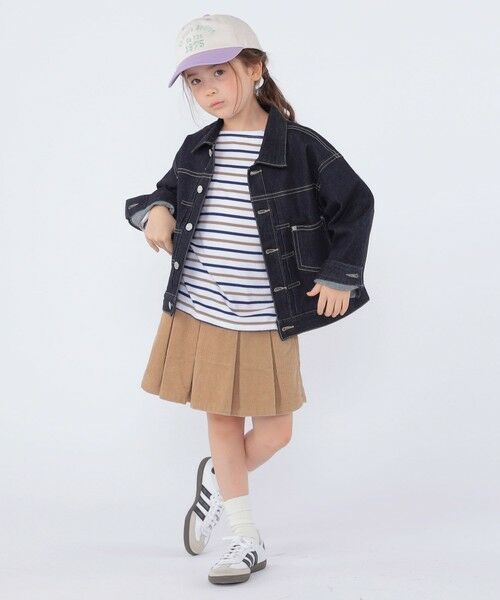 SHIPS / シップス Gジャン・デニムジャケット | SHIPS KIDS:100〜130cm / ヴィンテージ ライク インディゴ デニム ジャケット | 詳細5