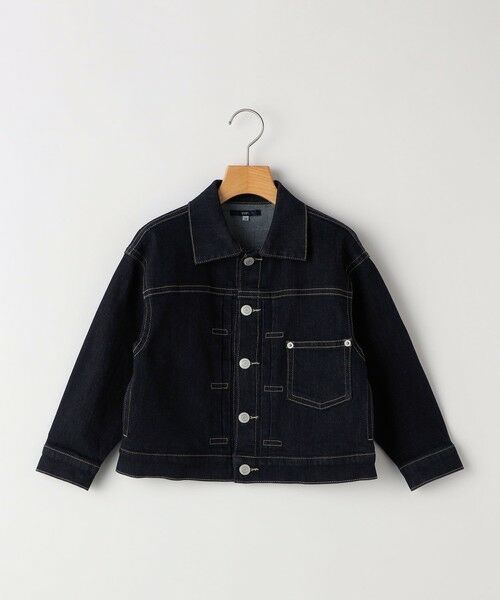 SHIPS / シップス Gジャン・デニムジャケット | SHIPS KIDS:100〜130cm / ヴィンテージ ライク インディゴ デニム ジャケット | 詳細7