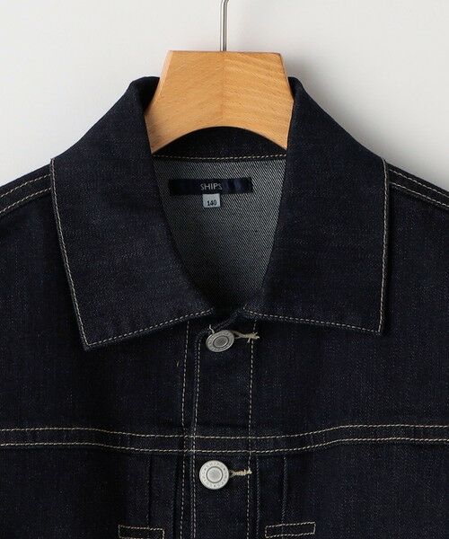 SHIPS / シップス Gジャン・デニムジャケット | SHIPS KIDS:140〜160m / ヴィンテージ ライク インディゴ デニム ジャケット | 詳細15