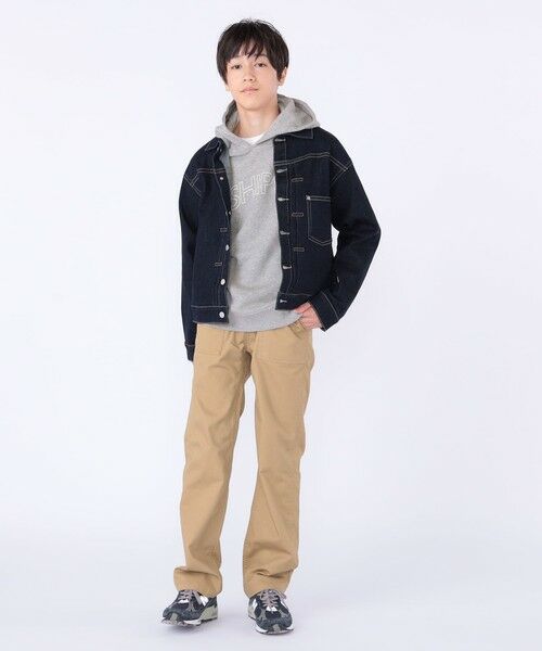 SHIPS / シップス Gジャン・デニムジャケット | SHIPS KIDS:140〜160m / ヴィンテージ ライク インディゴ デニム ジャケット | 詳細7