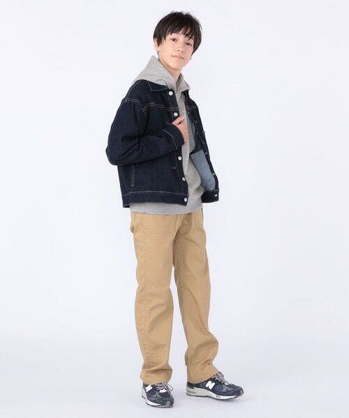 SHIPS / シップス Gジャン・デニムジャケット | SHIPS KIDS:140〜160m / ヴィンテージ ライク インディゴ デニム ジャケット | 詳細9