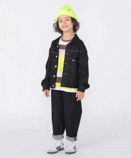SHIPS / シップス Gジャン・デニムジャケット | SHIPS KIDS:100〜130cm /ヴィンテージ ライク デニム ジャケット | 詳細9