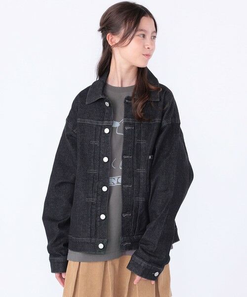SHIPS / シップス Gジャン・デニムジャケット | SHIPS KIDS:140〜160cm /ヴィンテージ ライク デニム ジャケット | 詳細3